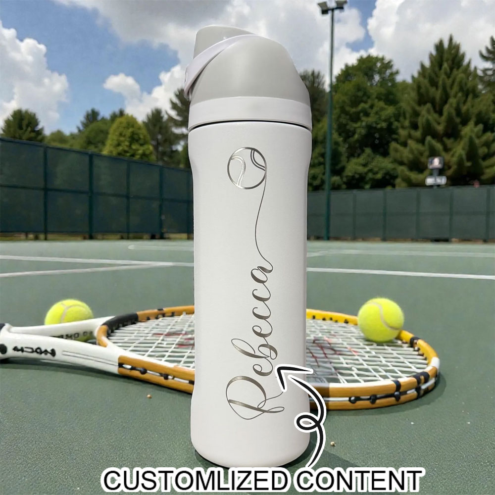 Name Sports Equipment - زجاجة ماء معزولة مخصصة للكرة الطائرة