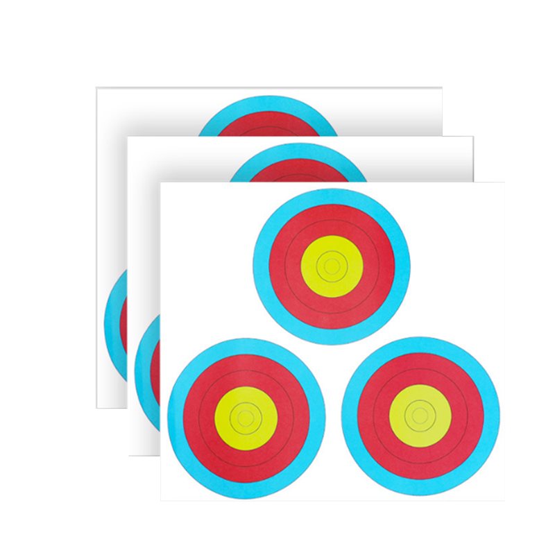 Archery Target Face - 【عرض خاص】أهداف رماية ورقية 50 قطعة