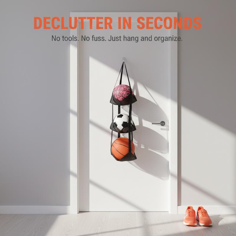 حقيبة شبكية لتخزين كرة السلة م - مراجعة Sports Equipment Garage Storage وسعره