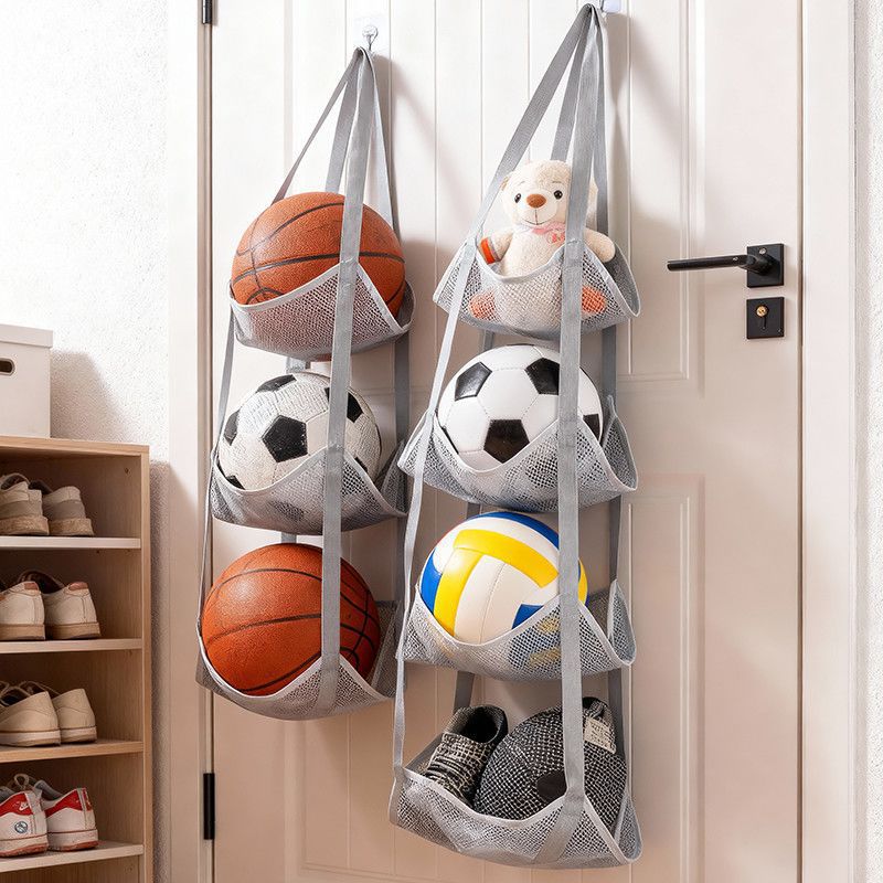 حقيبة تخزين كرات معلقة على الح - مراجعة Sports Equipment Garage Storage وسعره