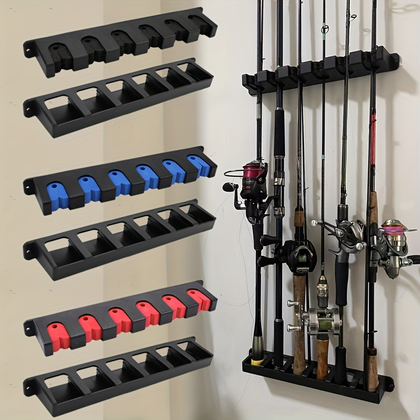 حامل جداري لقصبات الصيد سهل ال - مراجعة Sports Equipment Garage Storage وسعره